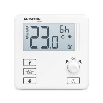 AURATON bezvadu dienas termostats Cetus - vienas dienas programmēšana