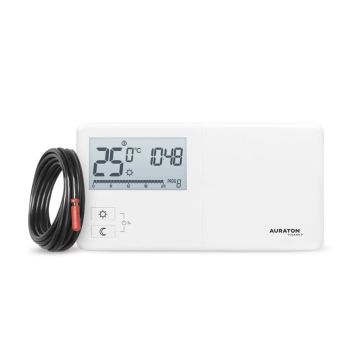 AURATON bezvadu nedēļas termostats ar grīdas sensoru Tucana P - papildus aizsardzība