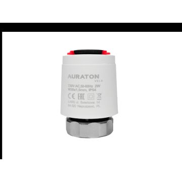 AURATON elektrotermiskais vārsta servopiedziņas elements Vela - grīdas apkures vadība